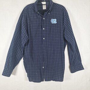 UNC Tarheels Long Sleeve Button Down Mens Shirt size XL